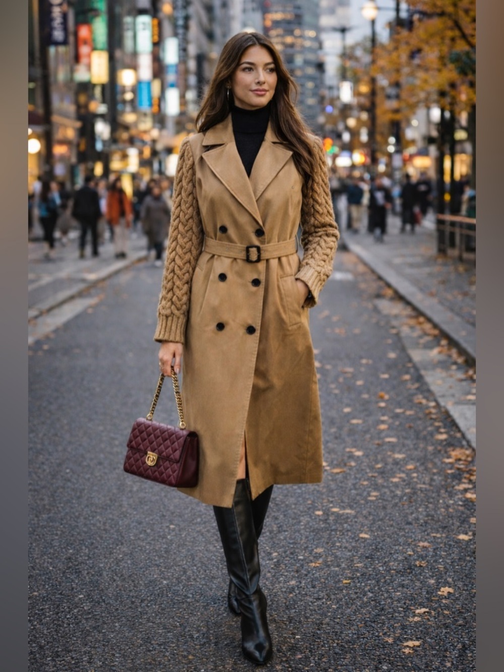 🎉LAST ONE🎉 Anthropologie NWT Avec Les Filles Mixed Media Coat size M. - Picture 1 of 9